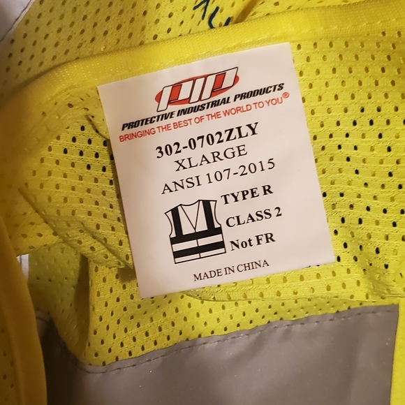 Unisex High Visibility Mesh Safety Vest - Picture 3 of 4